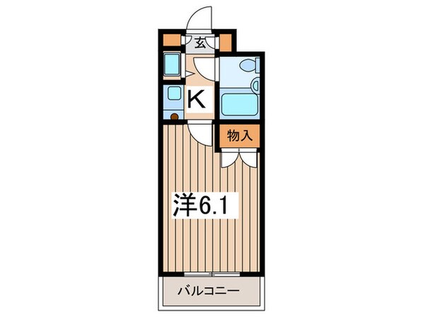 ユーコート三ツ境の物件間取画像